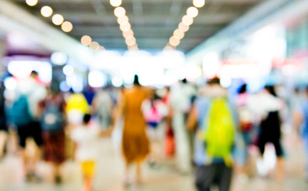istock Group of people walking in airport 1093874686