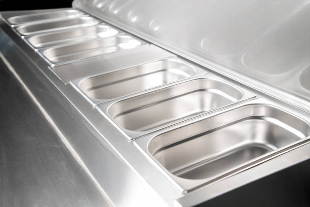 istock buffet with lid, stainless stand 1093885958