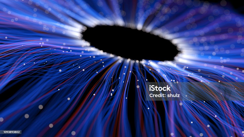 Big data technology. Abstract background Eye Stock Photo