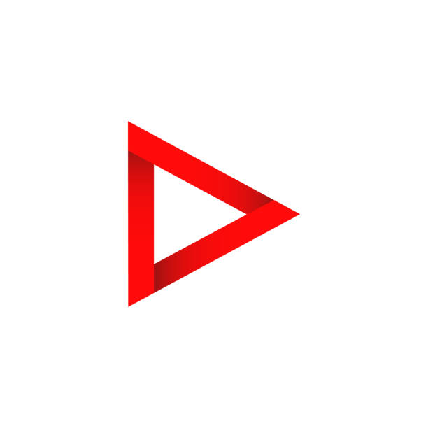 ðð»ñðð1/2ñðμð1/2ðμñð° - triangle arrow sign red push button stock illustrations