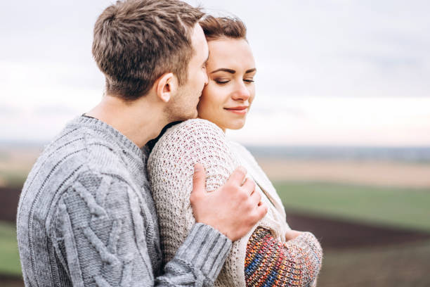 istock Romantic happy couple enjoy spending time together outdoor. 1093900610