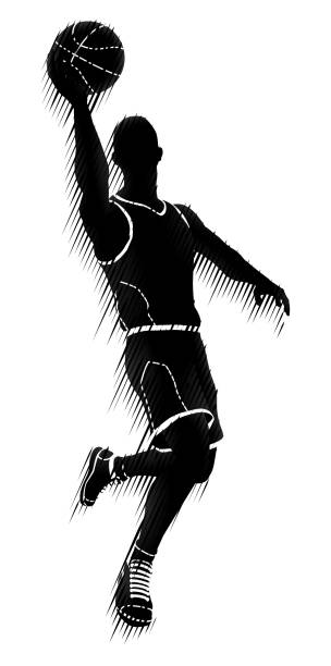 istock Basketball Player Silhouette Sports Concept 1093904318