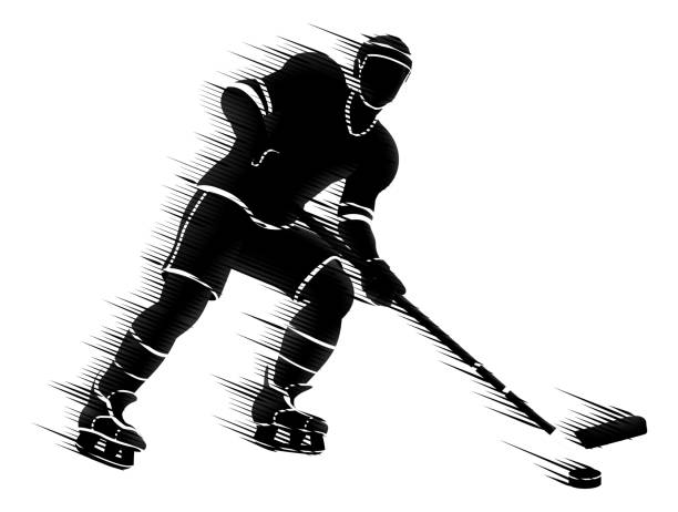istock Ice Hockey Player Sports Silhouette Concept 1093904560