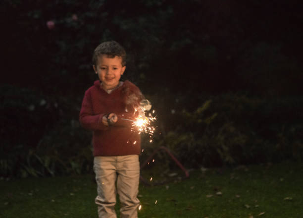 istock Boys holding spraklers for New Year's Eve 1093909534