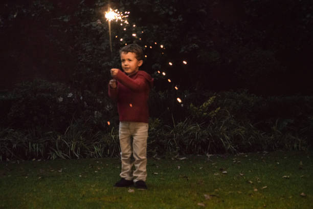istock Boys holding spraklers for New Year's Eve 1093909556