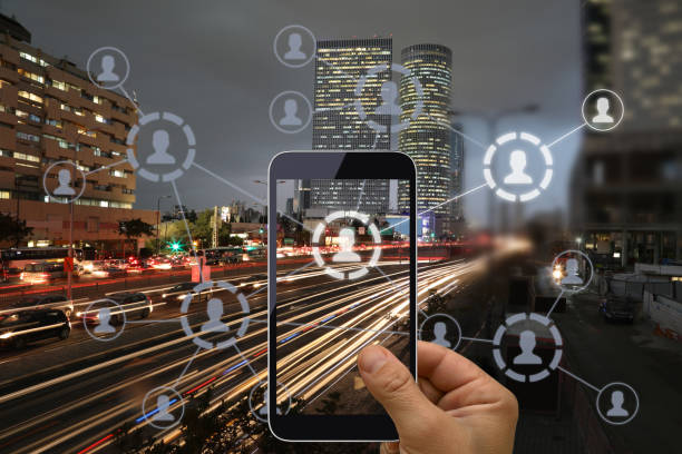 istock Social media icon computer network connection community people mobile phone app 1093911368