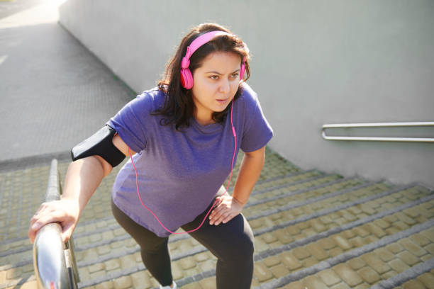 istock Tired woman taking a short break 1093915374