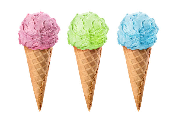 istock set of multi-colored ice cream in a waffle 1093917378