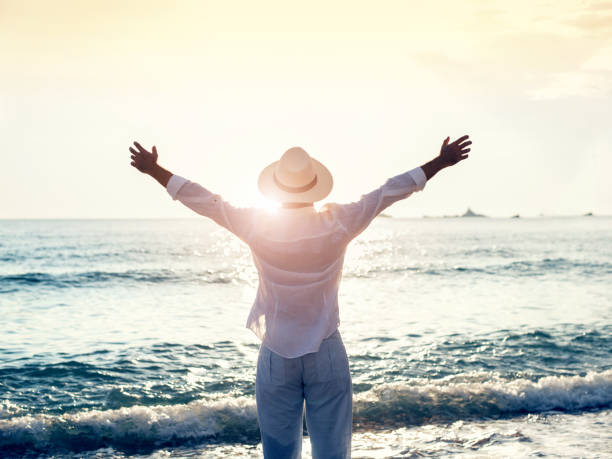istock Man enjoying the nature 1093917608