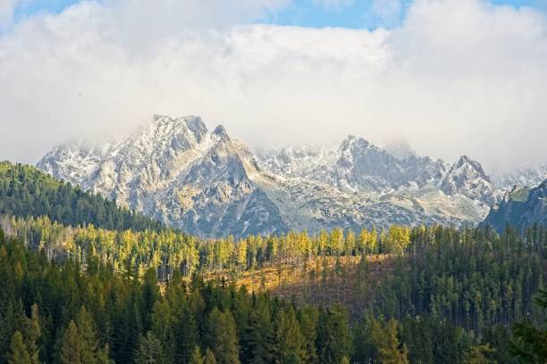 istock High Tatras mountains peaks in clouds 1093926292
