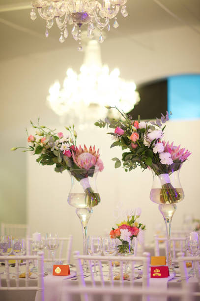 istock Wedding Reception Flower Arrangements and Decorations Proteas 1093929260