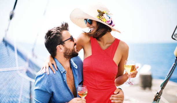 istock Enjoying yacht party. 1093930354