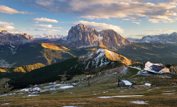 istock Colorful sunrise autumn mountains. Dolomites, Italy 1093958024