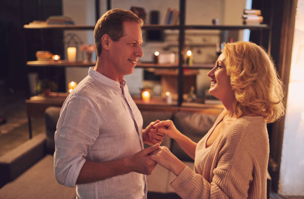 istock Romantic senior couple 1093961338