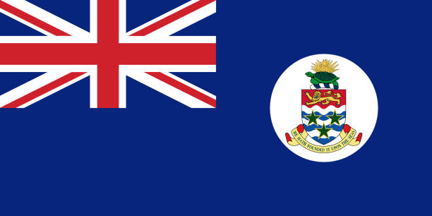 istock Flag of Cayman Islands in official rate and colors, vector. 1093966512