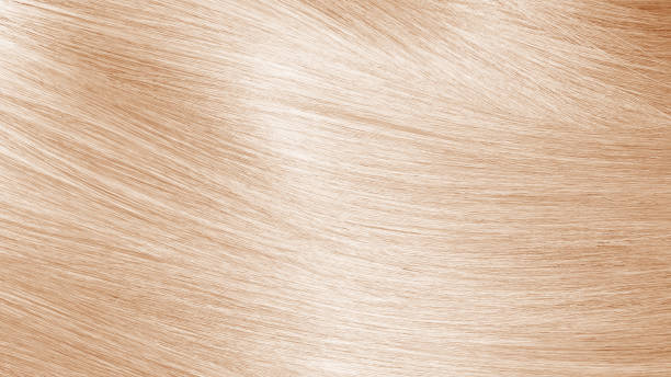 Blond or light brown hair texture background stock photo