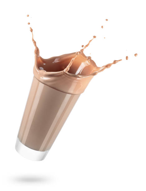 istock glass of spilling chocolate milk 1093972532