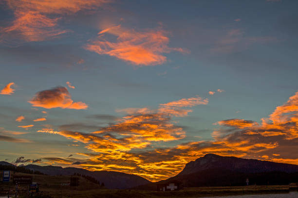 istock morning mood on the Passo Vezzena 1093978628