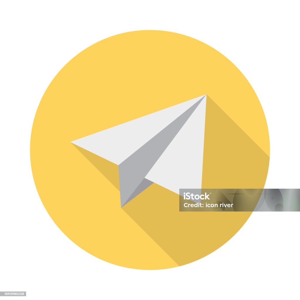 Paper Plane Message Send Paper Plane Message Stock Illustration - Download Image Now ...