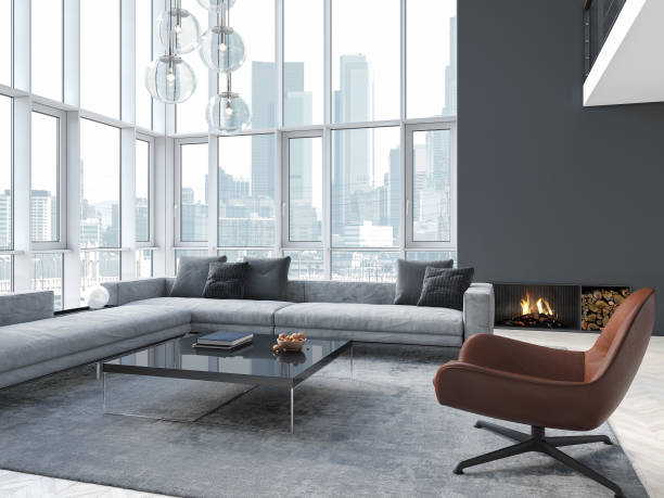 istock new modern scandinavian loft apartment. 3d rendering 1093988246