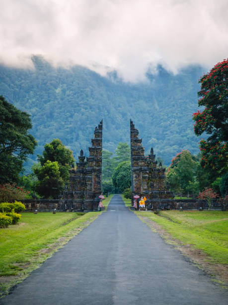 istock Landscape with tradition Balinese gate in Bali 1093988388