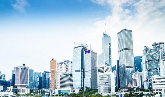 Hong Kong, Cityscape, Urban Skyline, Asia, Building Exterior