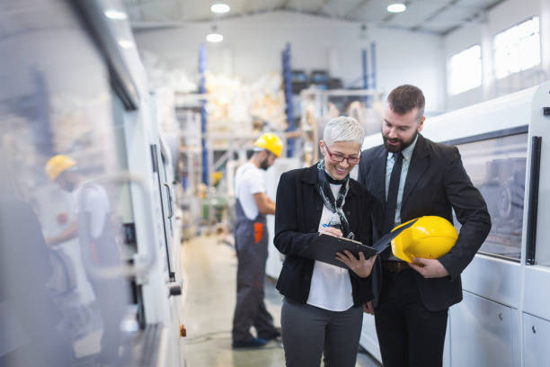 istock Quality inspectors team at factory 1094004212