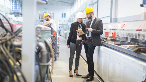 istock Quality inspectors team at factory 1094004428