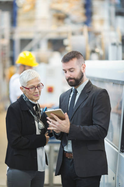 istock Quality inspectors team at factory 1094004992