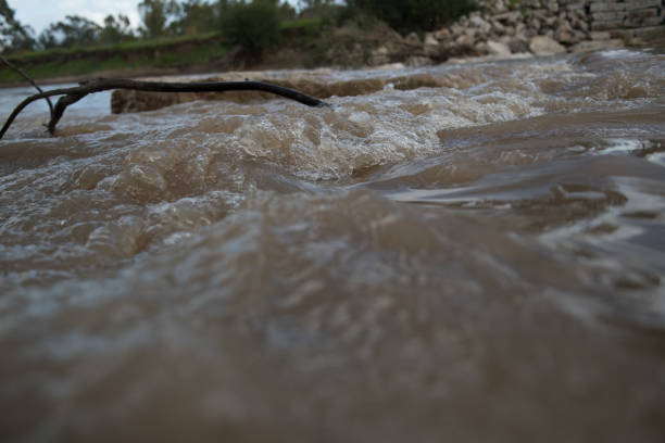 istock Beautiful river flowing water after heavy rain- Israel 1094013178