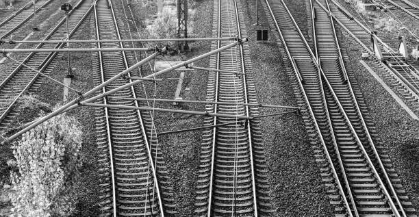 istock High Angle View Of Railroad Tracks 1094020018