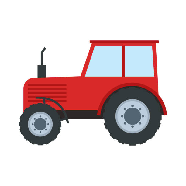 411 Cartoon Of A Tractor Plowing Illustrations & Clip Art - iStock