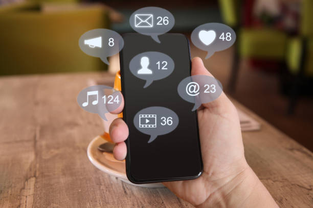 istock Social media icon computer network connection community people mobile phone app 1094023836