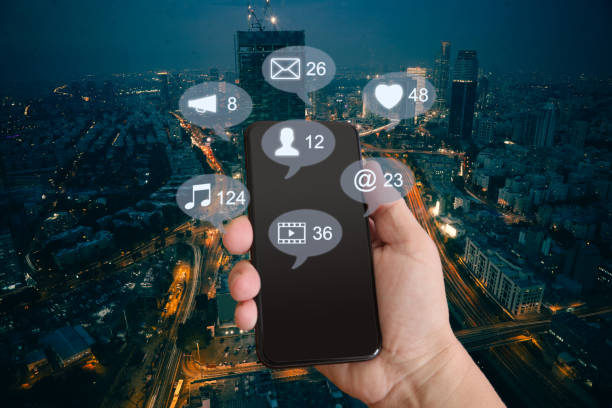 istock Social media icon computer network connection community people mobile phone app 1094033048
