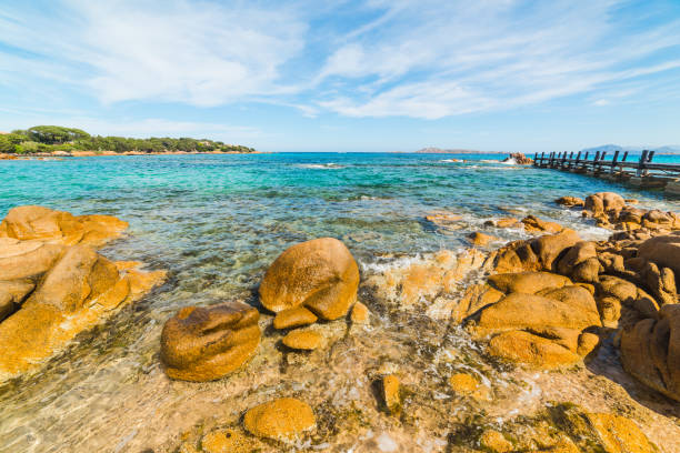 istock Rocks and clear water in Romazzino beach 1094033818