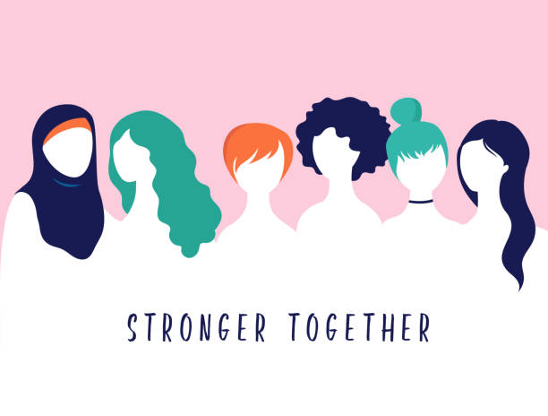 International Women's Day. Vector illustration, card, poster, flyer and banner. International Women's Day. Vector illustration, card, poster, flyer and banner template health poster stock illustrations