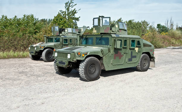 armored vehicles of the Ukrainian paratroopers at the checkpoint in the Donbass armored vehicles of the Ukrainian paratroopers at the checkpoint in the Donbass stock photo armoured truck stock pictures, royalty-free photos & images