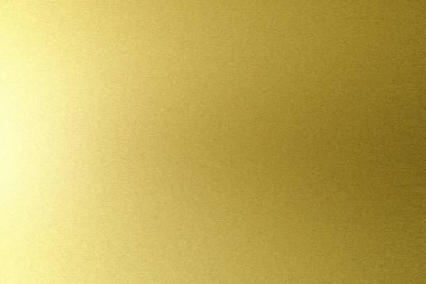 istock Reflection on rough gold paint metal wall surfaces, abstract texture background 1094041028