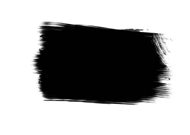 istock Black color graphic patches graphic brush strokes design effect element for background 1094045648