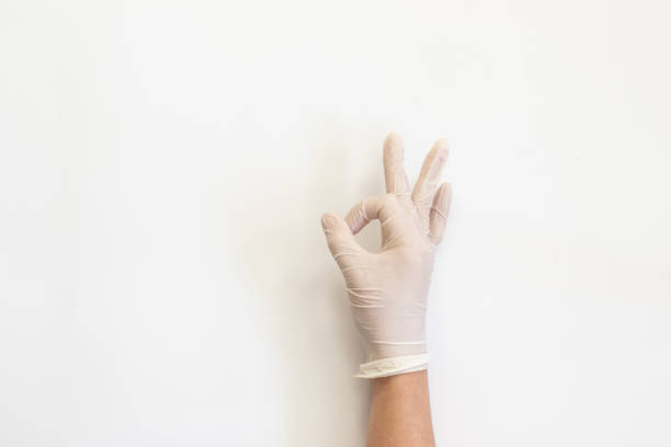 istock Doctor or Nurse human hand showing gesture 1094046552