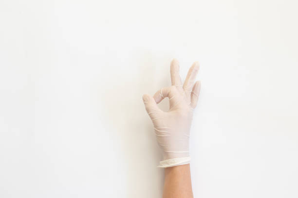 istock Doctor or Nurse human hand showing gesture 1094047682