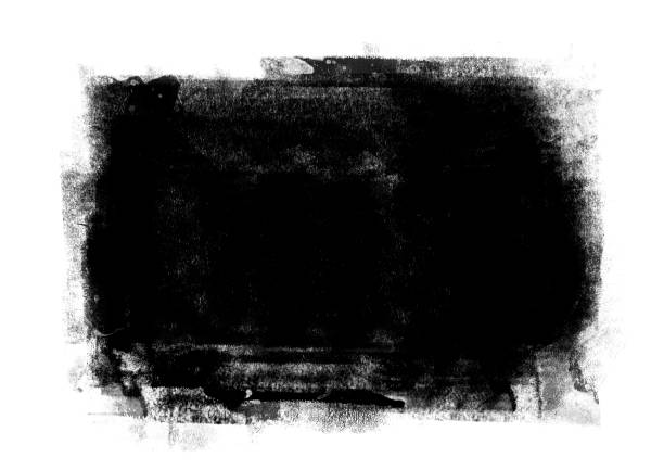 istock Black color graphic patches graphic brush strokes design effect element for background 1094048042