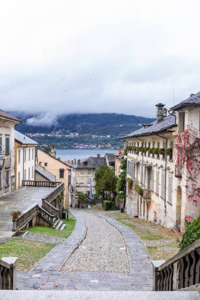 istock Old Italian courtyard in San Giulio 1094048998