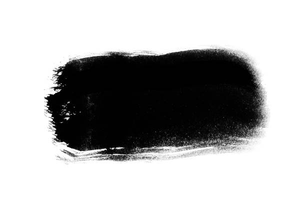istock Black color graphic patches graphic brush strokes design effect element for background 1094049188