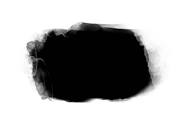 istock Black color graphic patches graphic brush strokes design effect element for background 1094053086