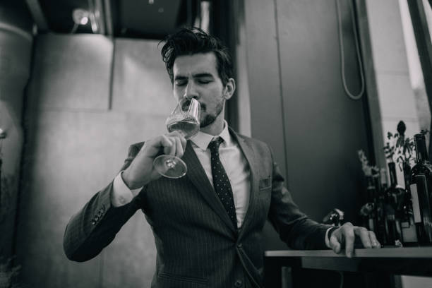 istock Businessman enjoys his wine 1094055444