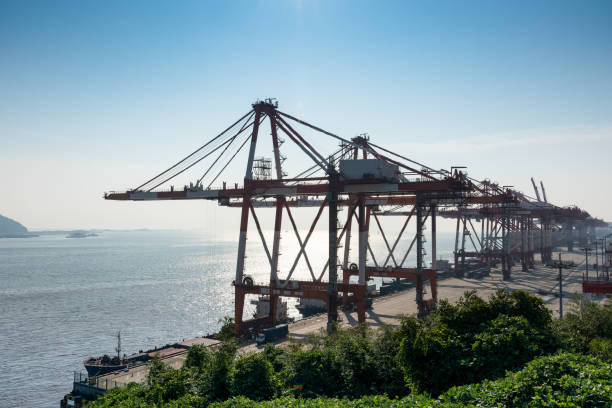 istock Yangshan harbor of Shanghai 1094057126