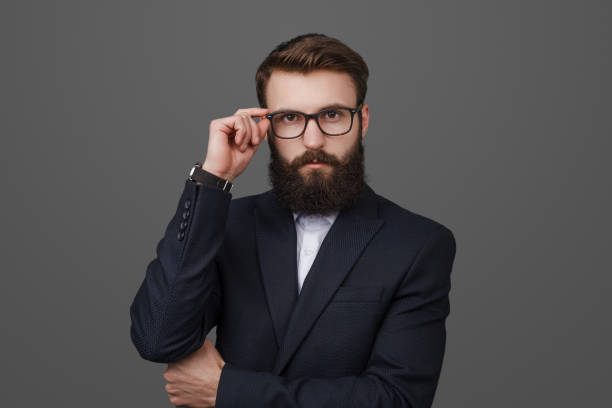 istock Handsome bearded businessman in suit 1094061846