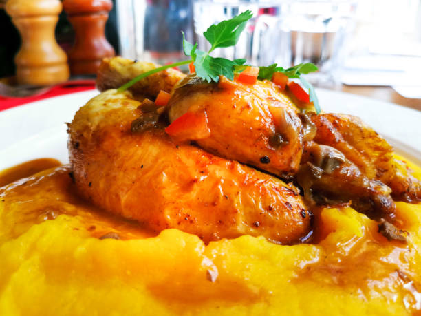 istock roasted sleeves chicken with potatoes and barbecue sauce 1094062324