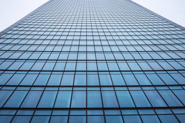 istock Facade of a modern office skyscraper building in the city 1094062664